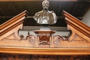 Renaissance style Bookcase in Walnut, France 19th century
