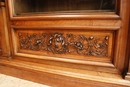 Renaissance style Bookcase in Walnut, France 19th century