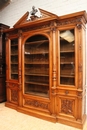 Renaissance style Bookcase in Walnut, France 19th century
