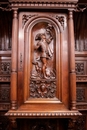 Renaissance style Cabinet in Walnut, France 19th century