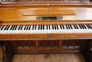 Gothic style piano in Oak, Germany 19th century