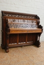 Gothic style piano in Oak, Germany 19th century