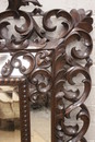 Hunt style Mirror in Oak, France 19th century