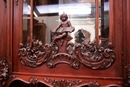 Louis XV style Cabinets in Walnut, Belgium 19th century