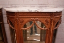 Louis XVI style Display cabinets in Oak, France 1900