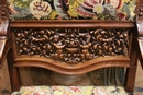 Renaissance style Arm chairs in Walnut, France 19th century