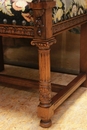 Renaissance style Arm chairs in Walnut, France 19th century