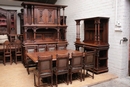 Renaissance style Dinning set in Walnut, France 19th century