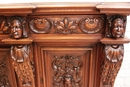 Renaissance style Sideboard in Walnut, France 19th century