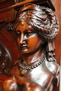 Renaissance style Armoire in Walnut, France 19th century