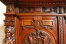 Renaissance style Armoire in Walnut, France 19th century