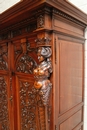 Renaissance style Armoire in Walnut, France 19th century