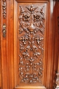 Renaissance style Armoire in Walnut, France 19th century