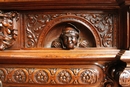 Renaissance style Cabinet in Walnut, France 19th century