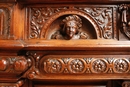 Renaissance style Cabinet in Walnut, France 19th century