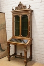 Regency style Display cabinet in Walnut, France 19th century