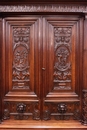 Renaissance style Cabinet in Walnut, France 19th century