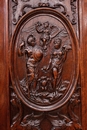 Renaissance style Cabinet in Walnut, France 19th century