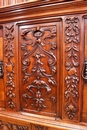 Renaissance style Cabinet in Walnut, France 19th century