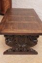 Renaissance style Chairs and table in Oak, France 19th century