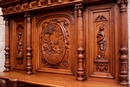 Renaissance style Cabinet in Walnut, France 19th century