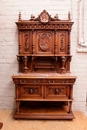 Renaissance style Cabinet in Walnut, France 19th century