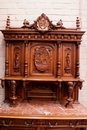 Renaissance style Cabinet in Walnut, France 19th century