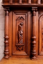 Renaissance style Cabinet in Walnut, France 19th century