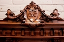 Renaissance style Cabinet in Walnut, France 19th century