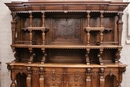 Renaissance style Cabinet in Walnut, France 19th century