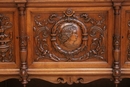 Renaissance style Cabinet in Walnut, France 19th century