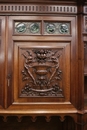 Renaissance style Cabinet in Walnut, France 19th century