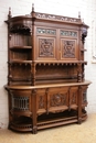 Renaissance style Cabinet in Walnut, France 19th century