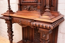 Renaissance style Cabinet in Walnut, France 19th century