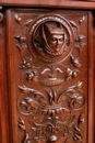 Renaissance style Cabinet in Walnut, France 19th century