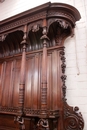 Renaissance style Cabinet in Walnut, France 19th century