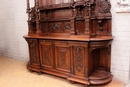 Renaissance style Cabinet in Walnut, France 19th century