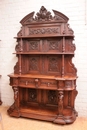 Renaissance style Cabinet/server in Walnut, France 19th century