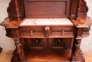 Renaissance style Cabinet/server in Walnut, France 19th century