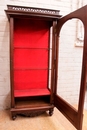 Renaissance style Display cabinet in Walnut, France 19th century