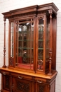 Renaissance style Display cabinet in Walnut, France 19th century