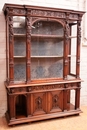 Renaissance style Display cabinet in Walnut, France 19th century