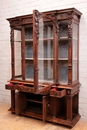 Renaissance style Display cabinet in Walnut, France 19th century