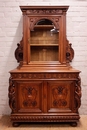 Renaissance style Cabinet in Walnut, France 19th century
