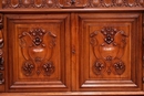 Renaissance style Cabinet in Walnut, France 19th century