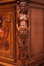 Renaissance style Cabinet in Walnut, France 19th century