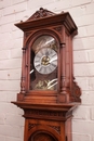 Renaissance style Grandfathers clock in Walnut, France 19th century