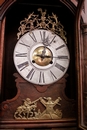 Renaissance style Grandfathers clock in Walnut, France 19th century