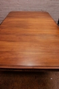 Renaissance style Table and chairs in Walnut, France 19th century