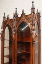 Gothic style Display cabinet in rosewood, France 19th century